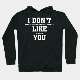 I don't like you - Valentines Shirt Hoodie